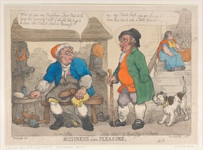 Affaires et plaisir, réimpression - Thomas Rowlandson