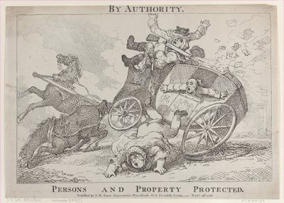 Par autorité. Personnes et biens protégés, 24 novembre 1785 - Thomas Rowlandson