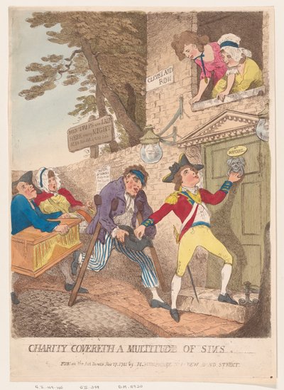 La charité couvre une multitude de péchés, 27 novembre 1781 - Thomas Rowlandson