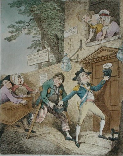 La charité couvre une multitude de péchés - Thomas Rowlandson
