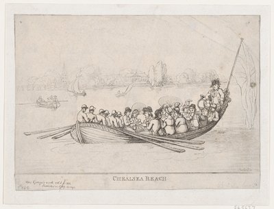 Chelsea Reach, 1799 - Thomas Rowlandson