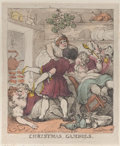 Jeux de Noël, 30 novembre 1812 - Thomas Rowlandson