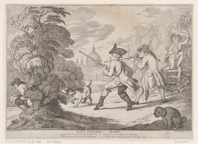 City Foulers-Mark! - Thomas Rowlandson