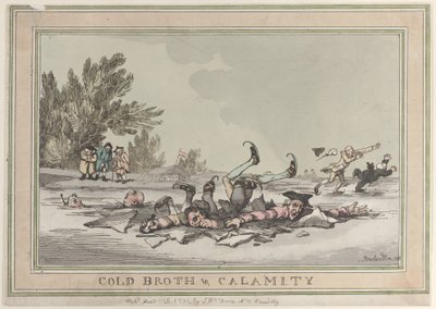 Bouillon froid et calamité, 26 janvier 1792 - Thomas Rowlandson