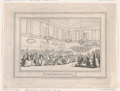 Les conforts de Bath, Planche 10 - Thomas Rowlandson