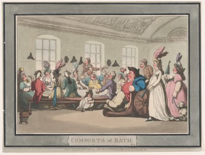 Les conforts de Bath, Planche 11 - Thomas Rowlandson