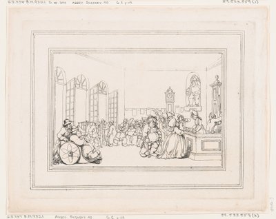 Les conforts de Bath, Planche 3, 6 janvier 1798 - Thomas Rowlandson