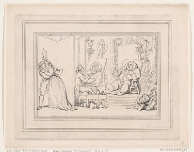 Les Conforts de Bath, Planche 6, 6 janvier 1798 - Thomas Rowlandson