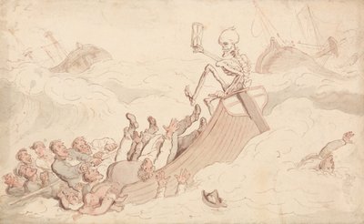 La mort devenue pilote - Thomas Rowlandson