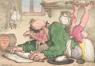 Dîners préparés de la manière la plus soignée, octobre 1811 - Thomas Rowlandson
