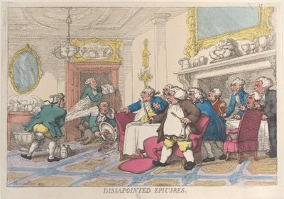 Épicuriens déçus, 1809 - Thomas Rowlandson