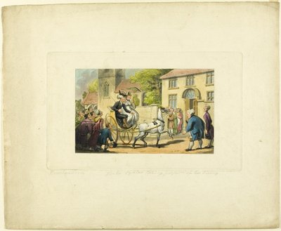 Le Docteur Syntax prenant possession de son poste, de Le Tour du Docteur Syntax - Thomas Rowlandson