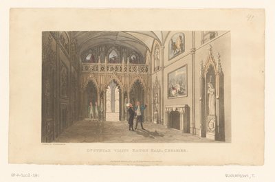 Le docteur Syntax se rend à Eaton Hall, dans le Cheshire - Thomas Rowlandson