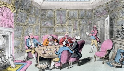 Docteur Syntax avec Monseigneur, début 19ème siècle - Thomas Rowlandson