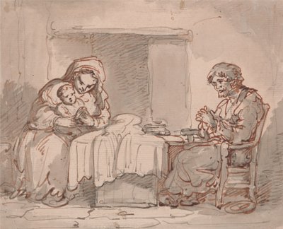 Intérieur domestique - Thomas Rowlandson