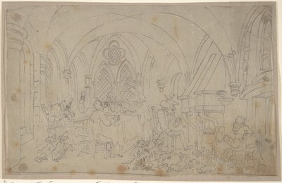 Le Dr Syntax et les chasseurs de renards à la retraite - Thomas Rowlandson