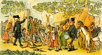 Dr Syntax et les gitans - Thomas Rowlandson