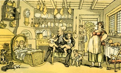 Dr Syntax devenu infirmier - Thomas Rowlandson