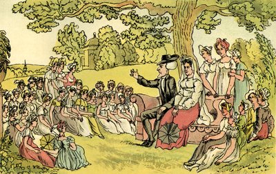 Dr Syntax visite un pensionnat - Thomas Rowlandson