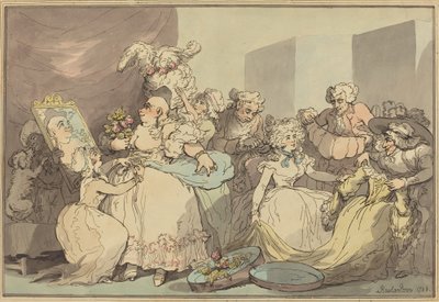 Habillage pour un anniversaire, 1788 - Thomas Rowlandson