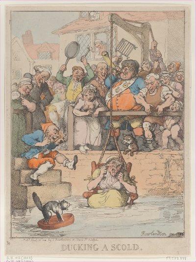 Ducking a Scold - Thomas Rowlandson
