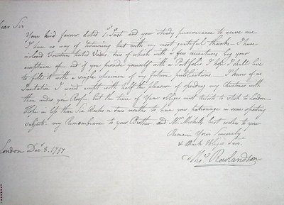 La plus ancienne lettre connue de l