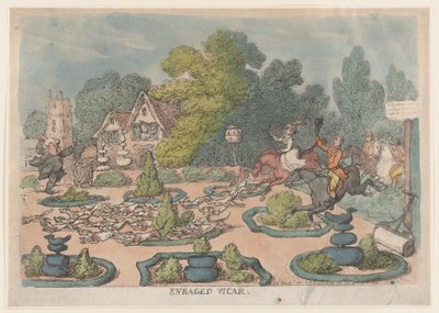 Vicaire enragé, 1er mars 1807 - Thomas Rowlandson