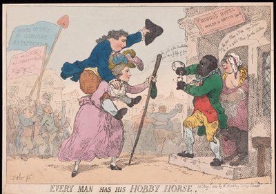 Chacun a son dada, pub. 1784 - Thomas Rowlandson