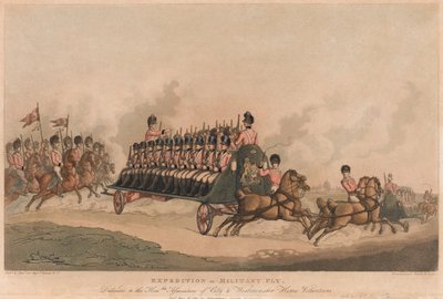 Expédition de la mouche militaire - Thomas Rowlandson