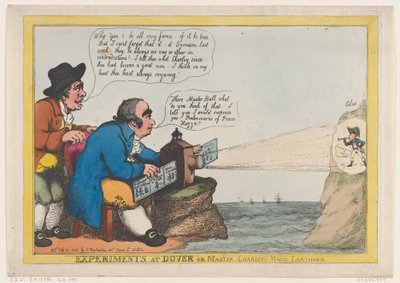 Expériences à Douvres ou la lanterne magique de Maître Charley - Thomas Rowlandson