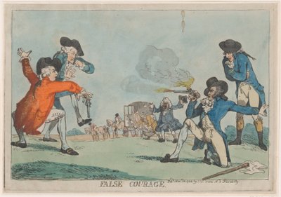 Faux Courage, 22 novembre 1788 - Thomas Rowlandson