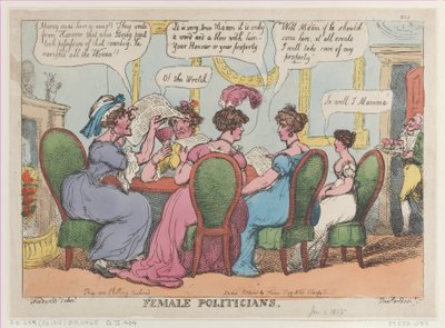 Femmes politiques - Thomas Rowlandson