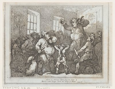 Féroce comme Ajax regardant de ce siège... - Thomas Rowlandson