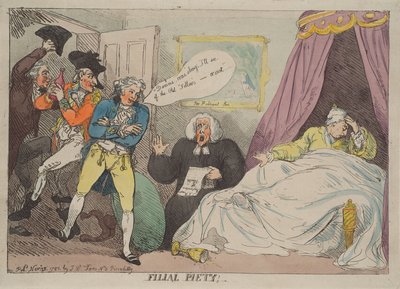 La piété filiale - Thomas Rowlandson