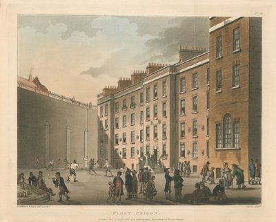 Prison de Fleet, 1808 - Thomas Rowlandson