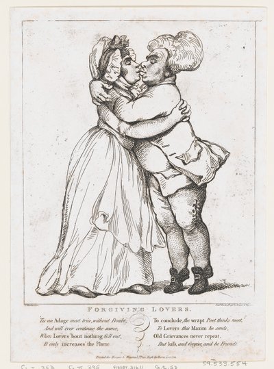 Amants pardonnants, 15 mars 1798 - Thomas Rowlandson