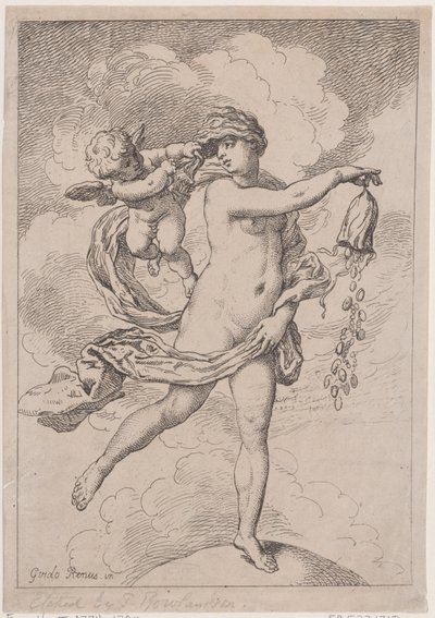 Fortuna avec une bourse, 1795-99 - Thomas Rowlandson