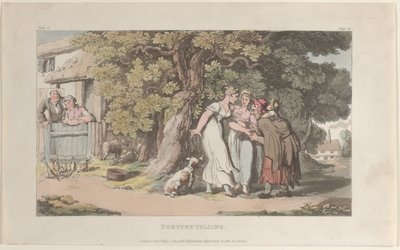Divination, du Vicaire de Wakefield, 1er mai 1817 - Thomas Rowlandson