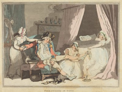 Quatre heures en ville - Thomas Rowlandson