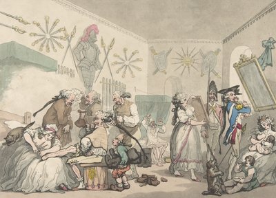 Caserne française, 12 août 1791 - Thomas Rowlandson