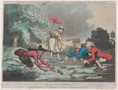 Chasse à la grenouille, 20 avril 1790 - Thomas Rowlandson