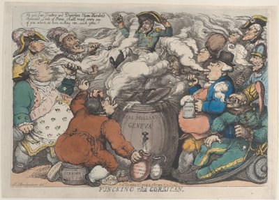 Funcking le Corse - Thomas Rowlandson