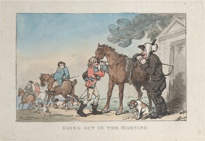 Sortir le Matin - Thomas Rowlandson