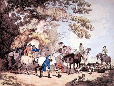 Sortir le matin - Thomas Rowlandson