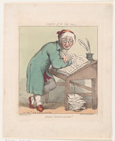 Bonne spéculation! - Thomas Rowlandson