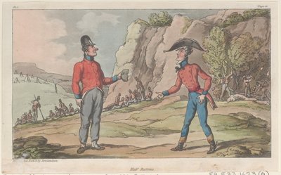 Demi-rations, des Aventures Militaires de Johnny Newcome, 1815 - Thomas Rowlandson