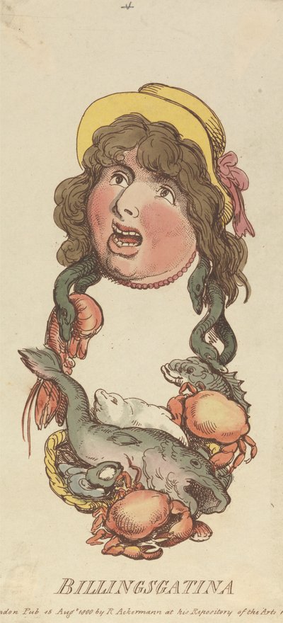 Têtes : Billingsgatina - Thomas Rowlandson