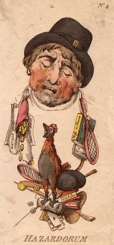 Titres : Hazardorum - Thomas Rowlandson
