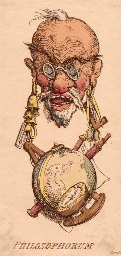 Têtes : des philosophes - Thomas Rowlandson