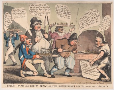 Grande fête pour John Bull, ou les Républicains à leur dernier recours - Thomas Rowlandson